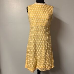 A JEFI Vintage yellow summer dress